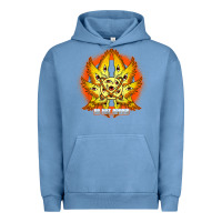 Pigment Pebble Blue biblically accurate angel meme ophanim be not afraid t shirt Urban Hoodie - linhVisuals
