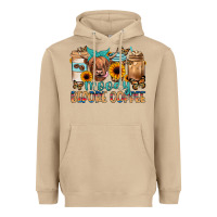 Mushroom moody before coffee Heavyweight Hoodie - JahusDesignShop