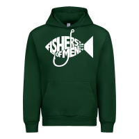 Forest Green matching church christian group bible verse fishers of men pullover ho Urban Hoodie - linhVisuals