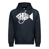 Navy matching church christian group bible verse fishers of men pullover ho Urban Hoodie - linhVisuals
