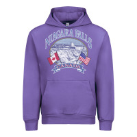 Tulip americana niagara falls scene canada america flags sweatshirt Urban Hoodie - linhVisuals