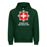Forest Green après ski instructor sweatshirt Urban Hoodie - linhVisuals
