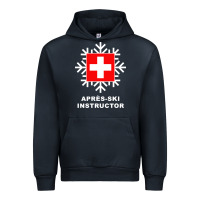 Navy après ski instructor sweatshirt Urban Hoodie - linhVisuals