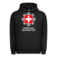 Pigment Black après ski instructor sweatshirt Urban Hoodie - linhVisuals