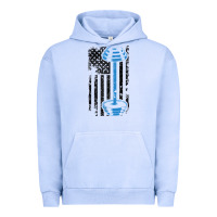 Pigment Grape Ice american flag gym and fitness  weight lifting gift t shirt Urban Hoodie - linhVisuals