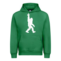 Emerald funny bigfoot middle finger for squatch believers t shirt Urban Hoodie - linhVisuals