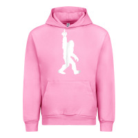 Fuchsia Pink funny bigfoot middle finger for squatch believers t shirt Urban Hoodie - linhVisuals