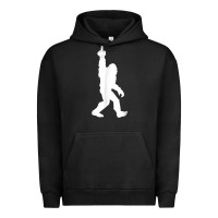 Pigment Black funny bigfoot middle finger for squatch believers t shirt Urban Hoodie - linhVisuals