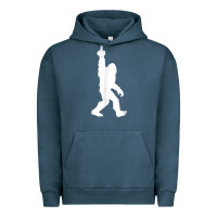 Pigment Midnight Navy funny bigfoot middle finger for squatch believers t shirt Urban Hoodie - linhVisuals