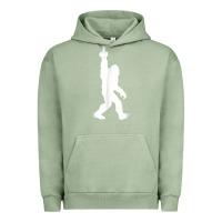 Pigment Oil Green funny bigfoot middle finger for squatch believers t shirt Urban Hoodie - linhVisuals