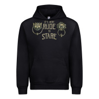 Black it's very rude to stare labyrinth door knocker tank top Urban Hoodie - linhVisuals