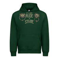 Forest Green it's very rude to stare labyrinth door knocker tank top Urban Hoodie - linhVisuals