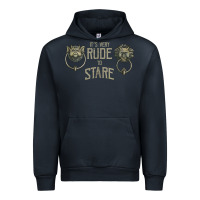 Navy it's very rude to stare labyrinth door knocker tank top Urban Hoodie - linhVisuals