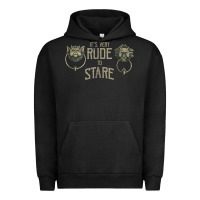 Pigment Black it's very rude to stare labyrinth door knocker tank top Urban Hoodie - linhVisuals