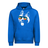 Cobalt american akita shirts with glasses sunglasses retro style t shirt Urban Hoodie - linhVisuals