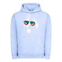 Pigment Grape Ice american akita shirts with glasses sunglasses retro style t shirt Urban Hoodie - linhVisuals