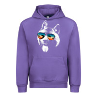 Tulip american akita shirts with glasses sunglasses retro style t shirt Urban Hoodie - linhVisuals