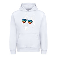 White american akita shirts with glasses sunglasses retro style t shirt Urban Hoodie - linhVisuals