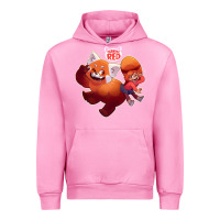 Fuchsia Pink turning red Merch Urban Hoodie - linhVisuals