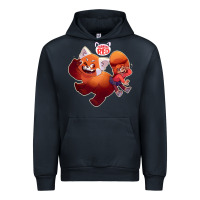 Navy turning red Merch Urban Hoodie - linhVisuals