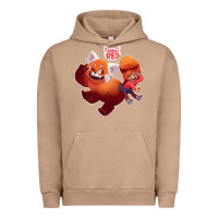 Pigment Burro turning red Merch Urban Hoodie - linhVisuals