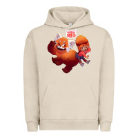 Pigment French Oak turning red Merch Urban Hoodie - linhVisuals