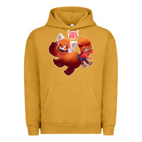 Pigment Peanut Butter turning red Merch Urban Hoodie - linhVisuals