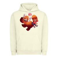 Pigment Pistachio turning red Merch Urban Hoodie - linhVisuals