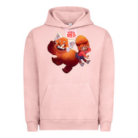 Pigment Salmon turning red Merch Urban Hoodie - linhVisuals