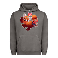 Pigment Tornado turning red Merch Urban Hoodie - linhVisuals