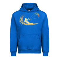 Cobalt kite kiteboarding kiting kitesurfing kitesurf gift premium t shirt Urban Hoodie - linhVisuals