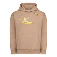 Pigment Burro kite kiteboarding kiting kitesurfing kitesurf gift premium t shirt Urban Hoodie - linhVisuals
