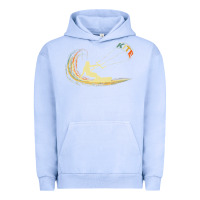 Pigment Grape Ice kite kiteboarding kiting kitesurfing kitesurf gift premium t shirt Urban Hoodie - linhVisuals