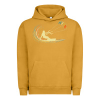 Pigment Peanut Butter kite kiteboarding kiting kitesurfing kitesurf gift premium t shirt Urban Hoodie - linhVisuals