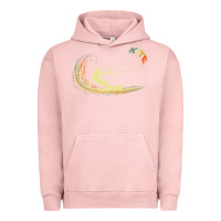 Pigment Salmon kite kiteboarding kiting kitesurfing kitesurf gift premium t shirt Urban Hoodie - linhVisuals