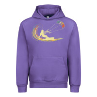 Tulip kite kiteboarding kiting kitesurfing kitesurf gift premium t shirt Urban Hoodie - linhVisuals