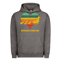 Pigment Tornado mama duck mother of 3 duckling funny mom mommy animal lover t shirt Urban Hoodie - linhVisuals
