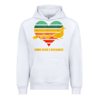 White mama duck mother of 3 duckling funny mom mommy animal lover t shirt Urban Hoodie - linhVisuals