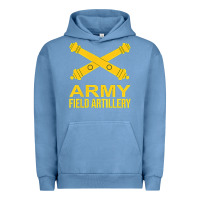 Pigment Pebble Blue army field artillery branch us usa t shirt Urban Hoodie - linhVisuals