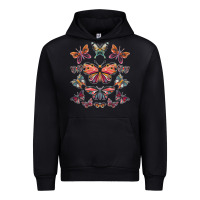 Black butterfly breeds butterfly t shirt Urban Hoodie - linhVisuals