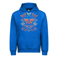Cobalt butterfly breeds butterfly t shirt Urban Hoodie - linhVisuals
