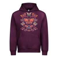 Mauve Wine butterfly breeds butterfly t shirt Urban Hoodie - linhVisuals