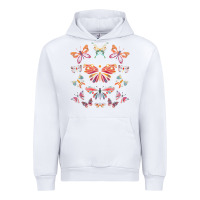 White butterfly breeds butterfly t shirt Urban Hoodie - linhVisuals