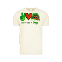 Vintage Arctic Peace Love Frogs Vintage Tee - Jasminsmagicworld