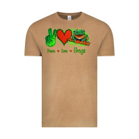 Vintage Camel Peace Love Frogs Vintage Tee - Jasminsmagicworld