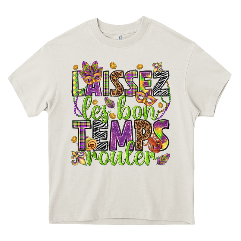 Loissez Les Bon Temps Rouler Heavy Core Tee by HowdyJamesFarm | Teevron
