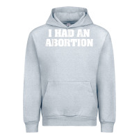 Heather Grey i had an abortion shirt pro choice Urban Hoodie - linhVisuals