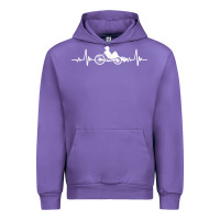 Tulip great recumbent bike heartbeat design cycling t shirt Urban Hoodie - linhVisuals