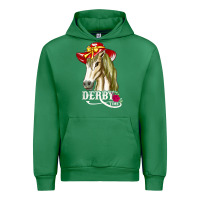 Emerald derby day shirt 2022 horse derby party horse racing t shirt Urban Hoodie - linhVisuals