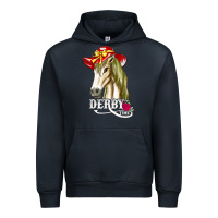 Navy derby day shirt 2022 horse derby party horse racing t shirt Urban Hoodie - linhVisuals